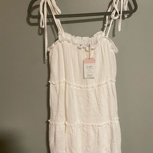 Small Babydoll Dress. White Lola dress boutique